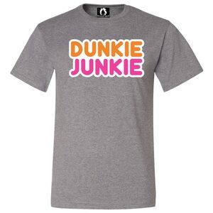 Gray Dunkie Junkie Short Sleeve Tee